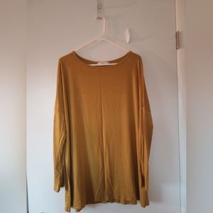Mustard Long Sleeve Top